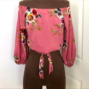 Peachy Girl Bohemian Blouse SZ M